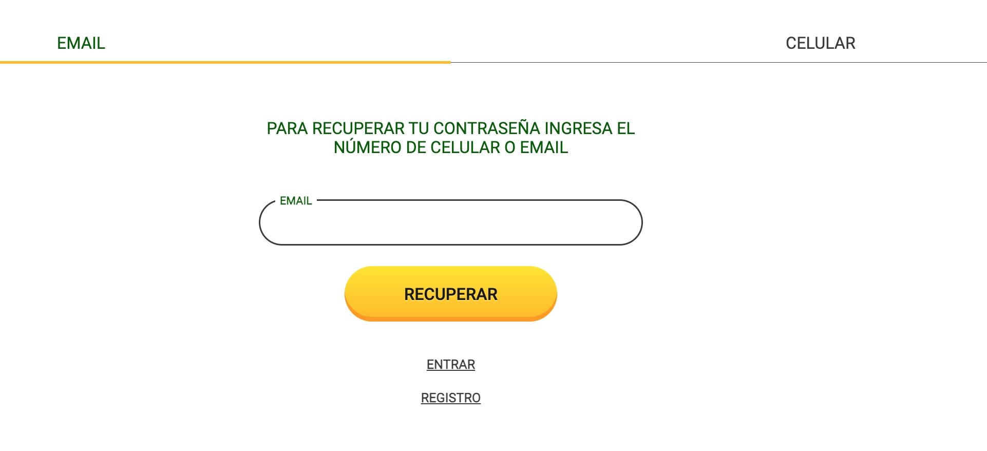 Brazino777 login -recuperación de contraseña